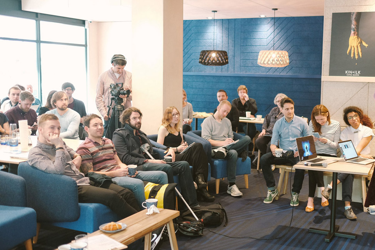 Attendees from Meltem Arikan's talk at KIN+ILK.
