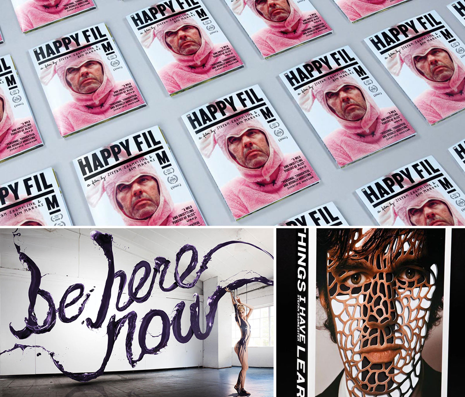 Stefan Sagmeister The Happy Film Typography