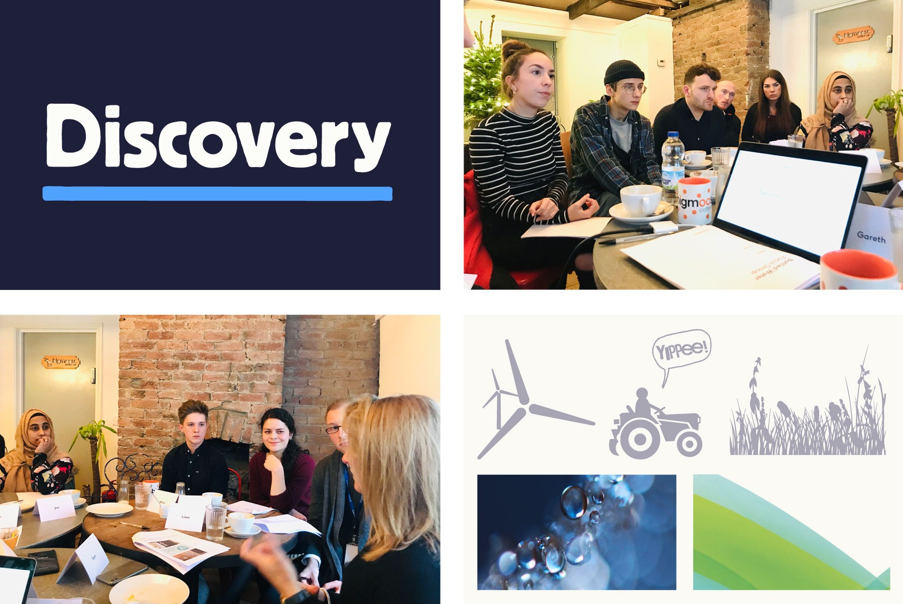 Workshops, focus groups and competitor analysis